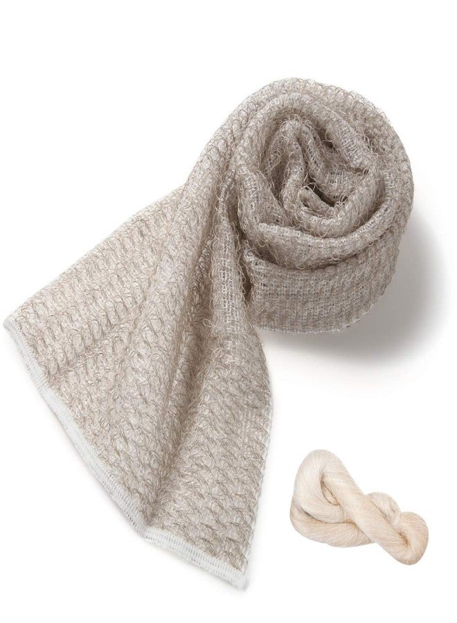 Terra Distribution Exfoliating Washcloth [Made in Japan] Shower Back Scrubber, Plant-Based Body Exfoliating Towel (Linen) - Image 1